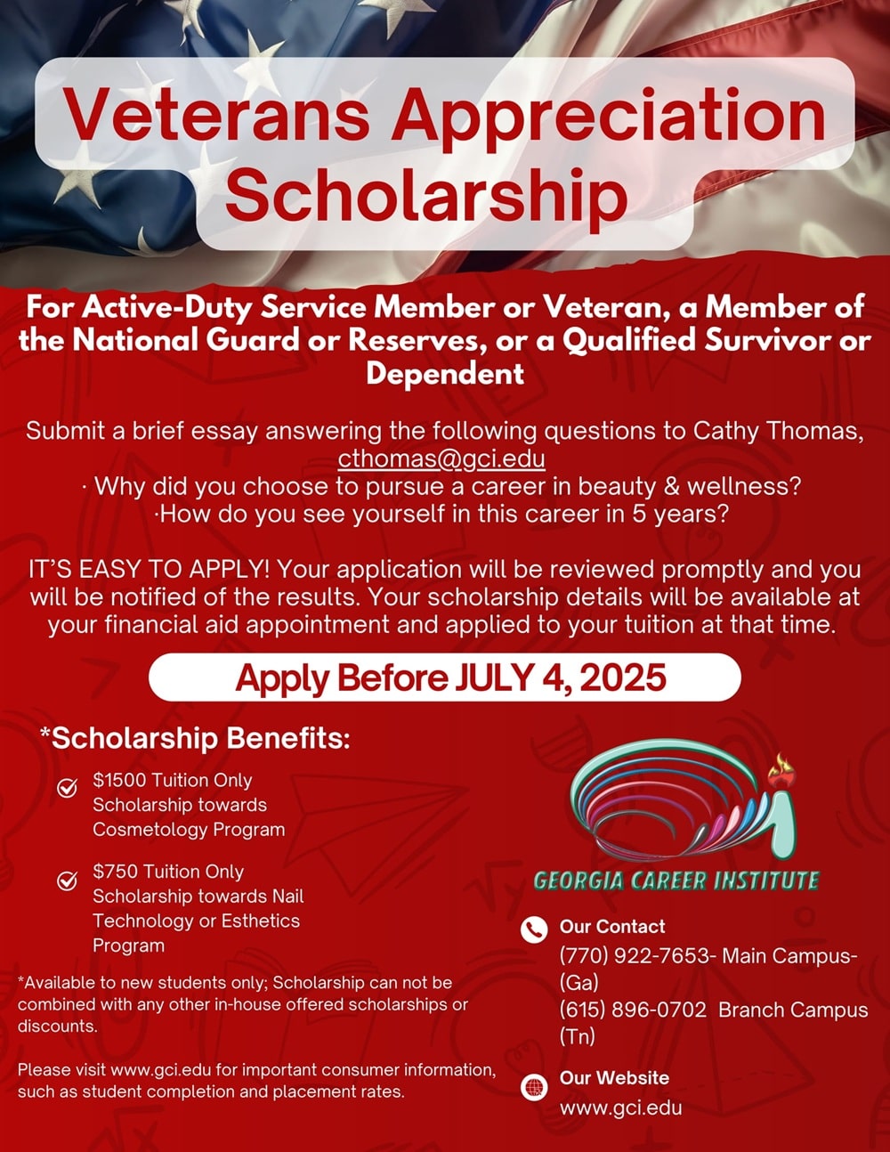 Veteran Scholarship 2025